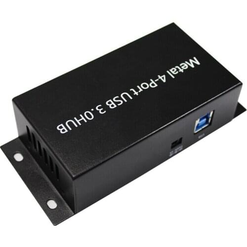 USB 3.0 Rugged 4 Port Hub with Power Adapter Compliant with Universal Serial Bus 3.0 Specifications