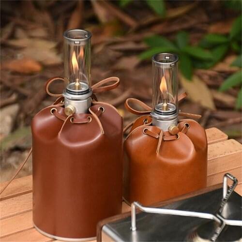 Gas Canister Protective Cover Durable Canister Cover Bag Fuel Cylinder Storage Bag Camping Gas Tank Leather Bag Case