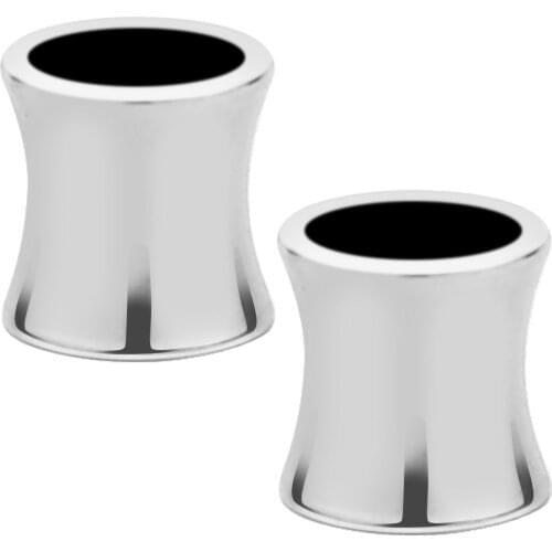 20pcs Stainless Steel 8mm Big Hole Beads Column Spacer Beads Connectors Accessories For DIY Jewelry Making Findings