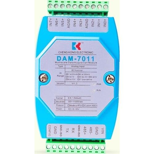 4-20mA to RS232 current acquisition module analog input and output card RS485modbusrtu