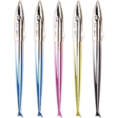 4Pcs/ Set Upgrade Shark Fountain Pen Set Gift Fine Nib Creative Pen Cute Stationery and school Student office Ink Pens