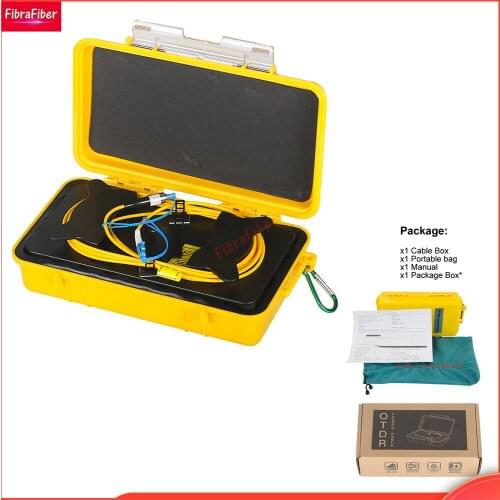 500M/1Km/2Km FC UPC to LC UPC OTDR Blind Zone Eliminator Launch Cable Box SM FC/UPC to LC/UPC for 1310/1550nm Fiber Rings