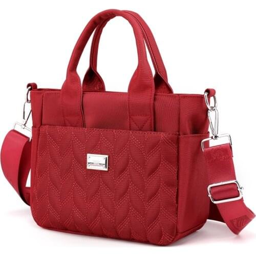 7 colors 2021 New Woman Shoulder bags Simple Casual Womens small handbag Brand Trend womens bags cheap Nylon bolsa feminina