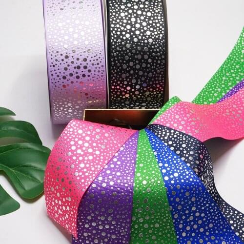Free shipping 50 yard 75 mm foil ribbon character printed grosgrain ribbon SP119S-075
