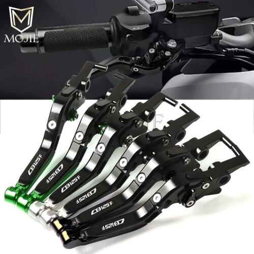 For Honda CB125F CB 125F CB 125 CB125 F 2016 Motorcycle CNC Aluminum Adjustable Folding Extendable Brake Clutch Levers Set