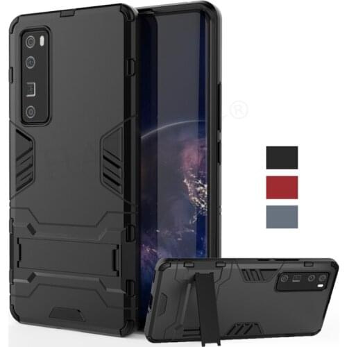 For Huawei Nova 7 Pro Case Cover Nova 5T 6 7 SE Pro 7i Robot Holder Stand Shockproof Bumper Rubber Armor Phone Back Case Nova 7