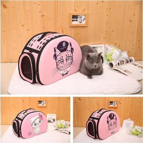 AHUAPET Dog Travel Shoulder Strap Handbag Carrier For Cat Backpack Dog Plastic Bag Chihuahua Handbags Outdoor travel Novelty F