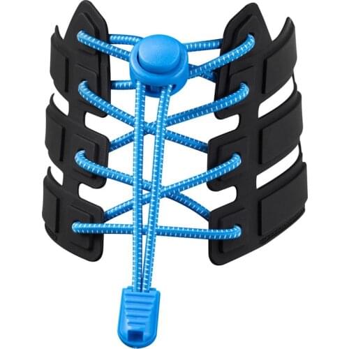 1 Pair No Tie Shoelaces 1 Second Fast Round Plastic Lock Elastic Shoelace Suitable For All Sports Shoes Accessories Lazy Lace