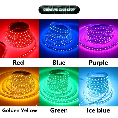 5M Roll Led Strip DC12V SMD2835 Not Waterproof RGB 6 Color For Bar Party Event Program Dance Party Decoration Light Strip Tape