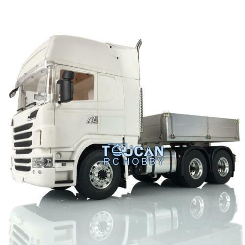 1/14 RC LESU Metal 6*6 Chassis Tractor Trcuk Hopper Hercul R730 SCA Cabin THZH0666-SMT4