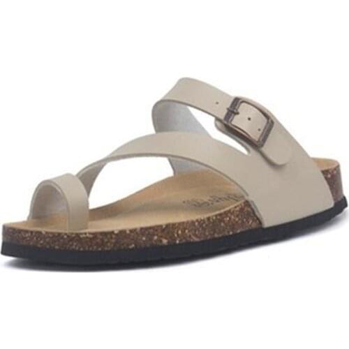 Men Fashion Cork Slippers 2022 New Male Flat Shoes Summer Mixed Color Casual Mule Clogs Beach Slip On Flip Flops Slides 35-44 45