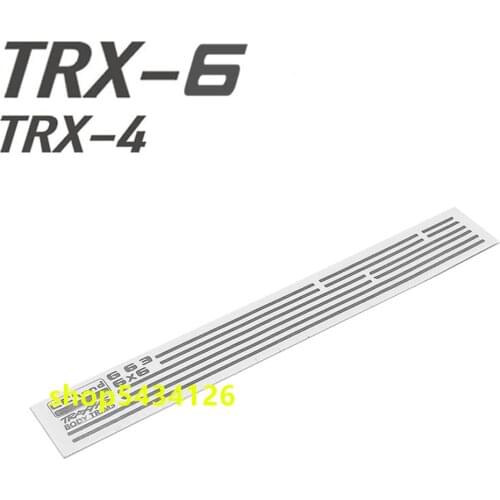 Body Sticker Trims Rc Crawler Accessories For 1/10 Rc Car Traxxass G63 6X6 TRX6 Remote Control Toys Off Road Buggy Upgrade Parts