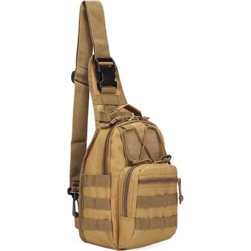 Durable Outdoor Shoulder Military Tactical Backpack Oxford Camping Travel Hiking Trekking Runsack Bag Backpack Utility Chest Bag