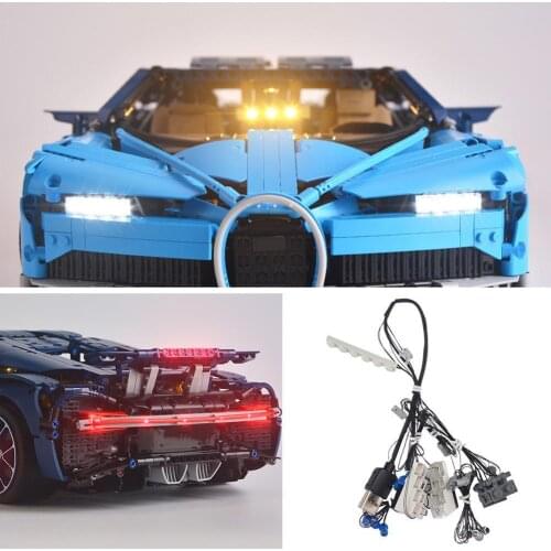 DIY Luminous Assembled Building Blocks LED Light Kit Building Car For LEGO Technical Series Supplies blocks Racing 42083 To L0Q0