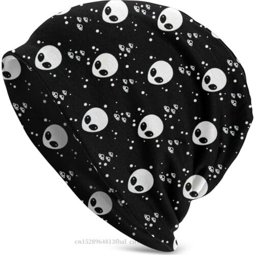 Alien Ripley Space Horror Movie Skullies Beanies Caps Green And Blue Alien Heads With UFOs Knitted Hat Winter Warm Bonnet
