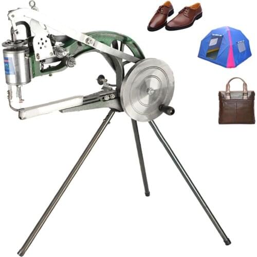 INNE Sewing Machine Manual Industrial Shoe Making Equipment Dual Cotton Nylon Thread Universal Hand Leather Shoemaker Tools DIY