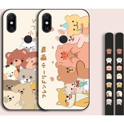 Cartoon Piggy Silicone Case For XiaoMi Mi Mix 2 2S 3 Mix2 TPU Back Cover Cute Bumper For Xiaomi Mi Max 2 3 Pro