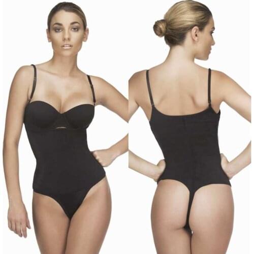 Plus Size Shapewear Tummy Control Underbust Women Body Shaper Thong Girdle Slimming Corrective Underwear Ladies Bodysuits XXXL