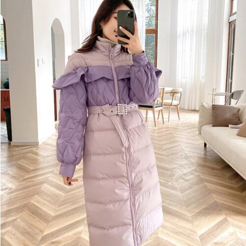 Winter Jacket Women Parkas Warm Jackets for Women 2021 Lady Down Cotton Coat Female Midi Slim Coats Chaquetas Para Mujer HLY191