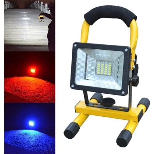 1set 30W 24 LED Rechargeable Battery Waterproof IP65 Emergency Floodlight Lamp outdorr light