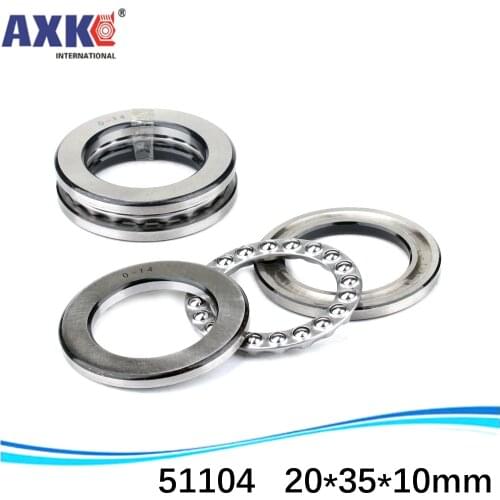 1pcs) Axial Ball Thrust Bearing 51104 20*35*10 mm Plane thrust ball bearing
