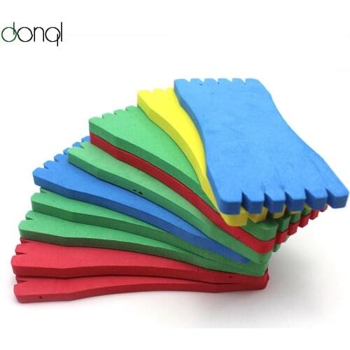 10Pcs/lot Fishing Foam Fish Line Plate Fishing Winding Line Board Carp Lure Trace Wire Leader Swivel Fish Tackle Box Bobber