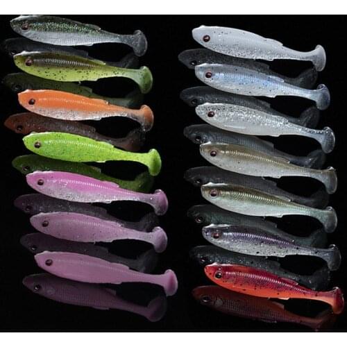 9Pcs/7Pcs Easy Shiner Silicone Soft Bait 5cm 6.3cm 7.1cm 7.8cm Artificial Fishing Lure Tackle Carp Bass Jig Wobblers Swimbaits