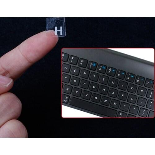 B2RC Russian Sticker Decal For 10 to 17 Inch Notebook Computer Desktop Keyboard Keypad Laptop