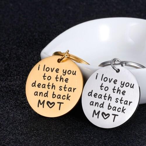 1PC Love Keychain Personalized Initals Name Customized Keychains Wedding Gifts for he Couple Unique Key Chain Accessories