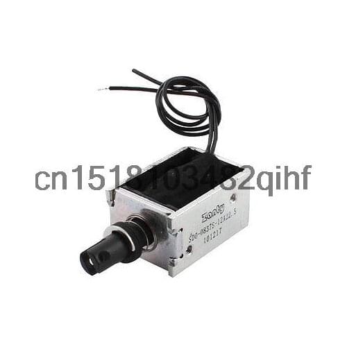 DC 12V 6.39W 80g/7mm Open Frame Push Pull Electric Solenoid Electromagnet