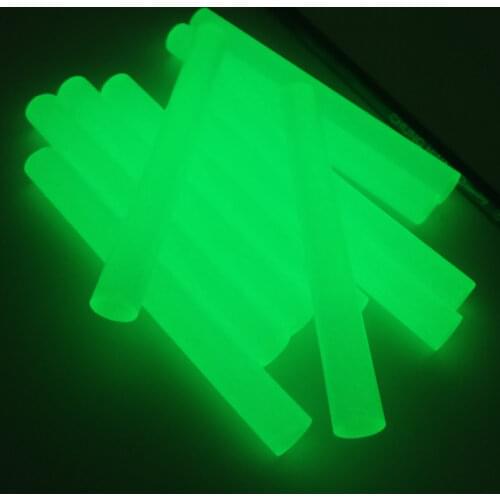 20Pcs Noctilucent Hot Melt Glue Stick 11*100mm Luminous High Viscosity Luminescence DIY Handwork Electrothermal Adhesive