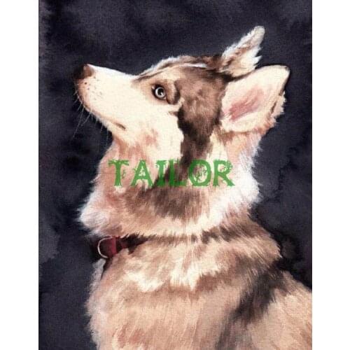 Home Decor Gift Cuadros 5D diamond painting haft diamentowy set Full square Cross stitch tools animal Mosaic colours Wolf art 32