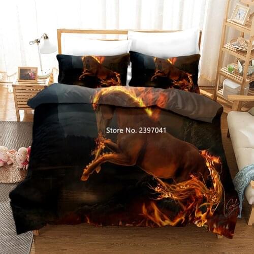 Digital Art Tiger Print 2-3 Piece Bedding Set Quilt Cover and Pillowcase Bedroom Decoration for Children, Adults and Teenagers