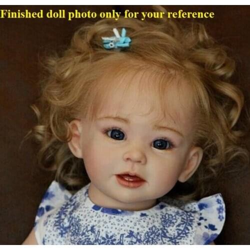 NPK 28inches hot selling doll kit DIY unpainted blank doll kit soft silicone vinyl doll kit
