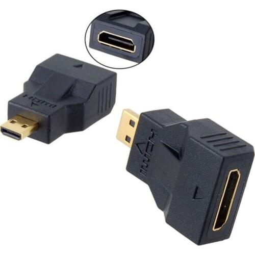 Micro HDMI- compatible Male to mini HDMI Female adapter For MOTO XT800 EVO 4G Tablet PC & Mobile phone
