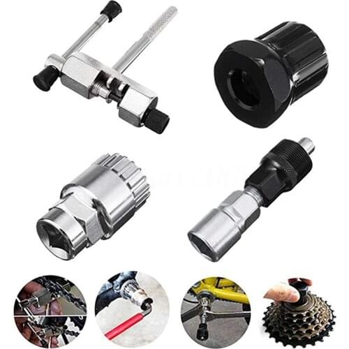 Multifunction Bicycle Repair Tool Sets Kits Chain Crank Wheel Extractor Pedal Remover Puller Tool Outdoor Cycling MTB Bike Axle