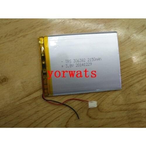 New Hot A Rechargeable Li-ion Cell 3.7V polymer lithium battery 306382 036382 2150mah e-book digital MP5 navigator