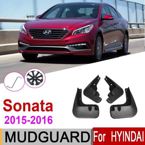 Front Rear Car Mudflap for Hyundai Sonata ECO SE i45 LF 2015~2016 Fender Mud Guard Flap Splash Flaps Mudguards Accessories