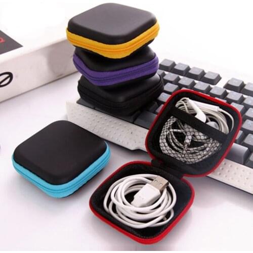 Portable Mini Earphones Key Coin Holder Case Coin Purses Women Girls Fashion Coin Purse Zipper Wallet Storage Organizer