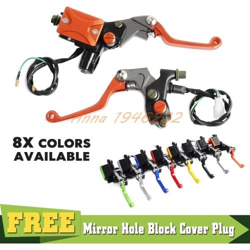 Universal 7/8" Brake Master Cylinder Reservoir Lever For KTM CBR300R 125 150 200 250 300 SX/XC/EXC