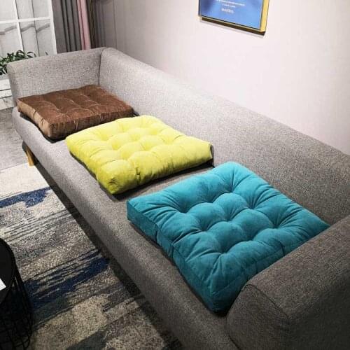 Corduroy Chair Futon Office Cushion Tatami Cushion Orthopedic Chair Cushion Car Office Cushion