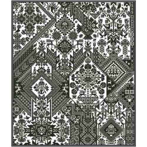 Needlepoint Beautiful Pattern Christmas Cross Stitch Embroidery Patterns with 100% Cotton Floss & Free Shipping for Wall Decor