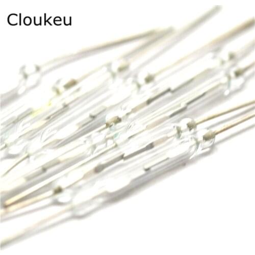 10Pcs Reed switch Normally open glass MKA-20101 3*20mm AT20~30