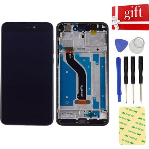 For Huawei P8 Lite 2017 P9 lite 2017 PRA-LA1 PRA-LX1 PRA-LX3 LCD Display Screen Panel Touch Screen Digitizer Assembly Frame
