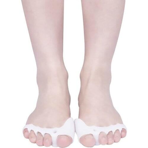 1 Pair Silicone Straightener Gel Toe Corrector for Men Women Kids Daily Use
