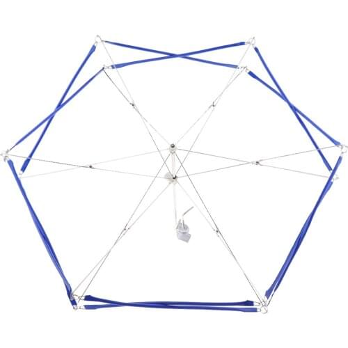 16.54inch/42cm Hand-operated Knitting Umbrella Swift Wool Yarn String Winder Holder Winding Machine Tool, Purple