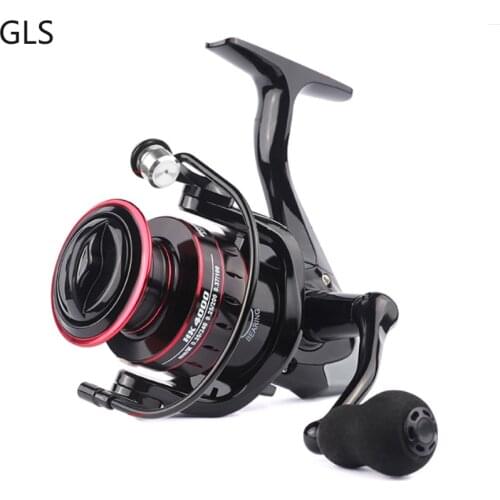 2021 HK1000-7000 High-quality Spinning Wheels 5.2:1 Gear Ratio Max Drag 8kg Freshwater/Saltwater Carp Metal Grip Fishing Reel
