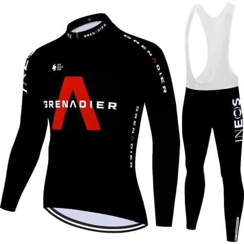 2020 roupa ciclismo invierno ineos summer Cycling Clothes Long Sleeve cycling Jersey Suit Outdoor gel pad cycling pants