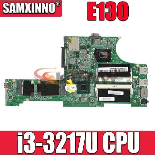 Akemy 04Y1000 04X0701 Laptop Main Board For Lenovo ThinkPad Edge E130 Motherboard System Board i3-3217U HM77 DDR3