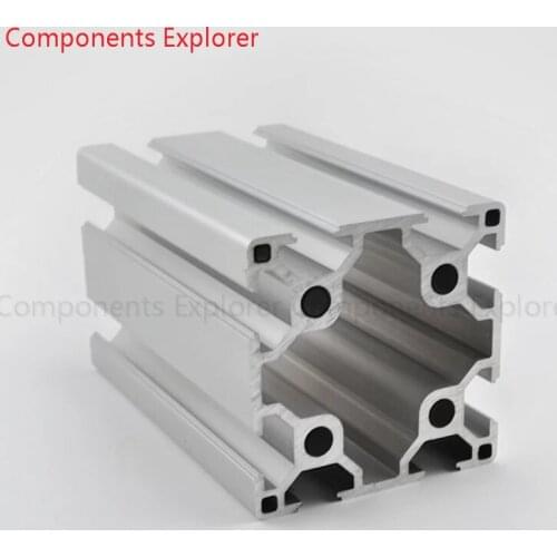 Arbitrary Cutting 1000mm 6060 Aluminum Extrusion Profile,Silvery Color